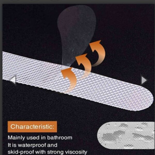 Non Slip Bath Tub Stickers Strips 20 Pack, Anti Slip Shower Treads, Bath Safety Stickers Tape, Slip Resistant Decals for Tub Pools Floor Bathrooms Stairs to Prevent Slippery - Image 3