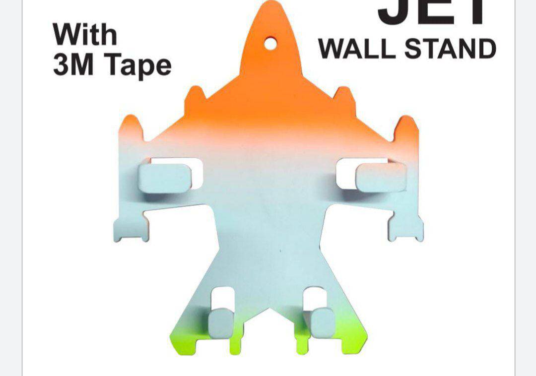 Fighter Jet Shape Plastic Mobile Holder Wall Mounted Mobile Stand Mobile Phones Charging Stand.(1 pc) 3 Fighter Jet Shape Plastic Mobile Holder Wall Mounted Mobile Stand Mobile Phones Charging Stand.(1 pc) - Image 3