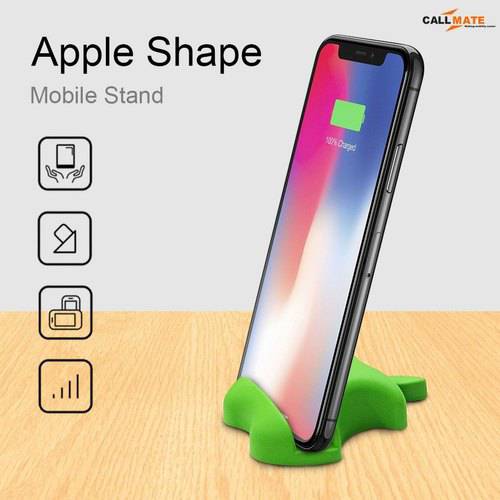 Krifton Apple Shape Mobile Holder with Pen and Pencil Holder | Mobile Stand (Multicolor) 1 apple shape mobile stand