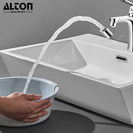 2PCS 720-Degree Swivel Faucet Aerator, Bathroom Sink Spray Aerator Anti-Splash Rotate Faucet and Water Saving Faucet Sprayer Head Attachment for Kitchen Backyard, 55/64 Inch-27UNS Female Thread. 5 2PCS 720-Degree Swivel Faucet Aerator, Bathroom Sink Spray Aerator Anti-Splash Rotate Faucet and Water Saving Faucet Sprayer Head Attachment for Kitchen Backyard, 55/64 Inch-27UNS Female Thread. - Image 5