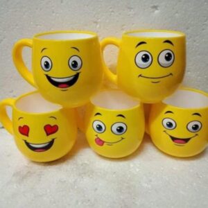 Cermic Cup Different Face 1 Pcs