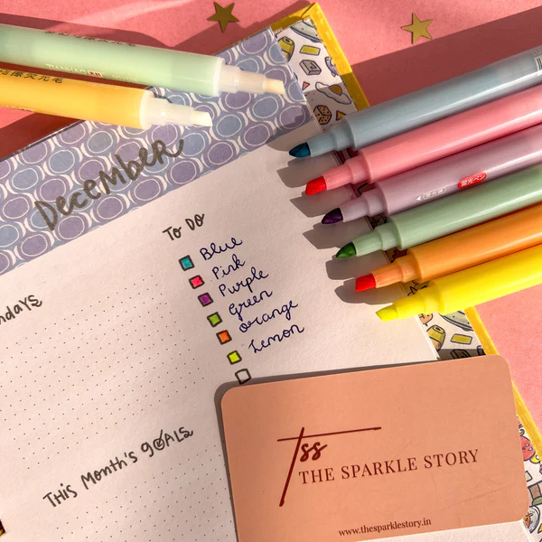 AARKRI SALES Erasable Highlighters | Light Soft Color Markers Set Of 6 Pastel Shades | Chisel Tip Fine Grip Marker Pen| Stationery For Kids | DIY Art Craft Scrapbook Calligraphy Birthday Gift for Kids 2 AARKRI SALES Erasable Highlighters | Light Soft Color Markers Set Of 6 Pastel Shades | Chisel Tip Fine Grip Marker Pen| Stationery For Kids | DIY Art Craft Scrapbook Calligraphy Birthday Gift for Kids - Image 2