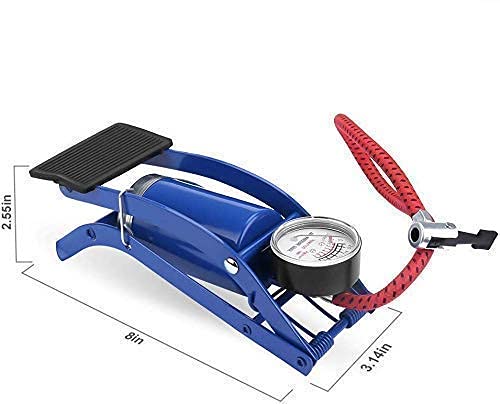 Rkhub Portable Foot Air Pump Compressor for Cars, Bikes, Bicycles Foot Air Pump - Heavy Compressor Portable Pump for Vehicle Tyre Air, Multicolor 2 Rkhub Portable Foot Air Pump Compressor for Cars, Bikes, Bicycles Foot Air Pump - Heavy Compressor Portable Pump for Vehicle Tyre Air, Multicolor - Image 2
