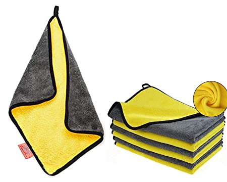 Autofy Multipurpose Microfiber Cleaning Towel Cloth 800 GSM Highly Absorbent Dust Towels for All Vehicles Bikes Cars Glass Kitchens (40cm x 40cm Multicolour) 4 Autofy Multipurpose Microfiber Cleaning Towel Cloth 800 GSM Highly Absorbent Dust Towels for All Vehicles Bikes Cars Glass Kitchens (40cm x 40cm Multicolour) - Image 4