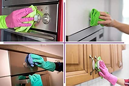 Yellow Weaves Super Soft Microfiber Hand Towels, Gym & Workout Towels 400 GSM, Pack of 2, Multicolour 5 Yellow Weaves Super Soft Microfiber Hand Towels, Gym & Workout Towels 400 GSM, Pack of 2, Multicolour - Image 5