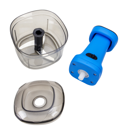 MK INTERNATIONAL Quick & Easy 6 Blade Push Chopper Push N Chop Chopper Vegetable and Fruit Cutter Chopper with Easy Push and Close Button - 750Ml (Multi Color Handle) 2 MK INTERNATIONAL Quick & Easy 6 Blade Push Chopper Push N Chop Chopper Vegetable and Fruit Cutter Chopper with Easy Push and Close Button - 750Ml (Multi Color Handle) - Image 2