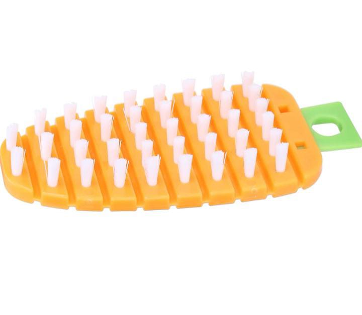 Ritz Vegetable Scrubbing Brush, Vegetable Scrubber Non‑Toxic Fruit Brush Carrot Shape Vegetable Brush for Potato for Vegetable,Potato Scrubbing Brush Multicolor 1 Vegetable Scrubbing Brush