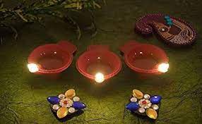 Bageshwar Enterprise Water Sensor Diya Set Water Sensor LED Diyas Decorative Diya Decorative LED Lights E-Diya I Battery Operated (6 Pieces) 2 Bageshwar Enterprise Water Sensor Diya Set Water Sensor LED Diyas Decorative Diya Decorative LED Lights E-Diya I Battery Operated (6 Pieces) - Image 2