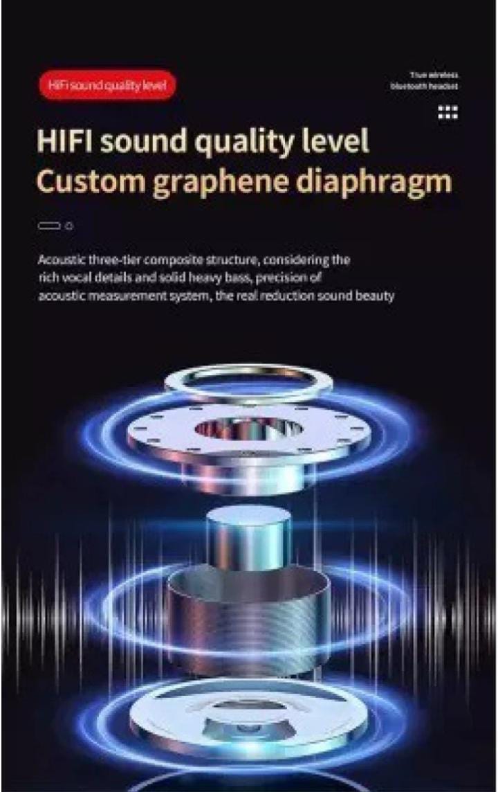 M90 Pro Bluetooth Earphone, Gaming Earbuds with Mic, Smart Touch Headset Earbuds with Power Bank. 2 M90 Pro Bluetooth Earphone, Gaming Earbuds with Mic, Smart Touch Headset Earbuds with Power Bank. - Image 2