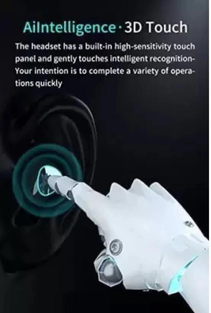 M90 Pro Bluetooth Earphone, Gaming Earbuds with Mic, Smart Touch Headset Earbuds with Power Bank. 4 M90 Pro Bluetooth Earphone, Gaming Earbuds with Mic, Smart Touch Headset Earbuds with Power Bank. - Image 4