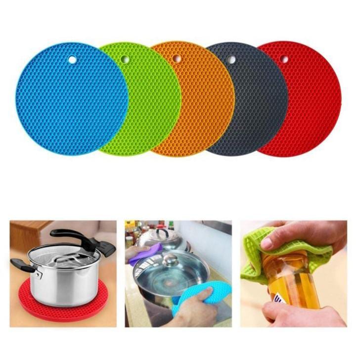 FiABLE Premium Grade Silicone Trivet Mats - Thick and High Heat Resistant mats for Hot Pans | Pot Holder mats | 8mm Extra Thick for Dining and Kitchen 4 FiABLE Premium Grade Silicone Trivet Mats - Thick and High Heat Resistant mats for Hot Pans | Pot Holder mats | 8mm Extra Thick for Dining and Kitchen - Image 4