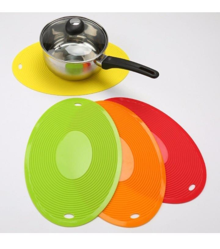 FiABLE Premium Grade Silicone Trivet Mats - Thick and High Heat Resistant mats for Hot Pans | Pot Holder mats | 8mm Extra Thick for Dining and Kitchen 2 FiABLE Premium Grade Silicone Trivet Mats - Thick and High Heat Resistant mats for Hot Pans | Pot Holder mats | 8mm Extra Thick for Dining and Kitchen - Image 2