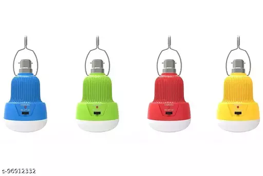 Boosty 15 Watt Rechargeable Emergency LED Bulb with Extra 100W Bright Light AC/DC Use for Home, Factory, Godown, Warehouse Long Battery Life Upto 4 Hrs Use (Multicolor, Pack of 1), B22 1 LED BULB