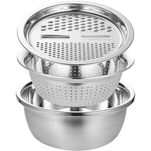 3 in 1 Multifunctional Stainless Steel Basin Grater