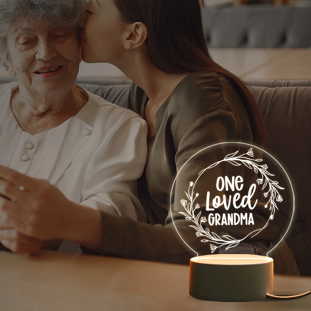 EESTA 3D Acrylic Message Note Board LED Night Holiday Light Decorative Lamp for Creative Keeps Notes Drawing Table Lamp for Home Décor/Bedroom/Gift/Office Decoration/Erasable Board (Round,1pcs) 2 EESTA 3D Acrylic Message Note Board LED Night Holiday Light Decorative Lamp for Creative Keeps Notes Drawing Table Lamp for Home Décor/Bedroom/Gift/Office Decoration/Erasable Board (Round,1pcs) - Image 2