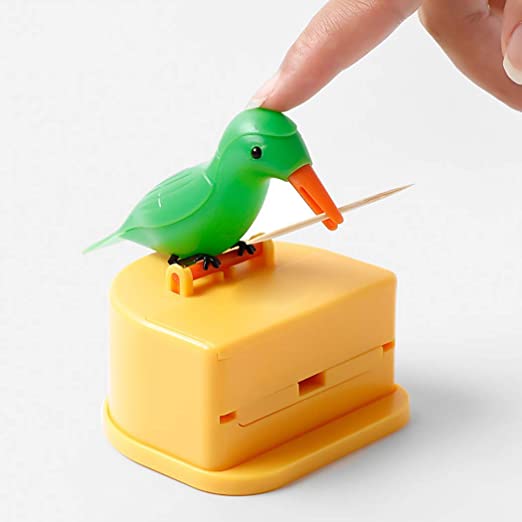 JAYAN Bird Toothpick Dispenserï¼Å’Telescopic Automatic toothpick dispenserï¼Å’Cute Toothpick holder decoration the kitchen, home,party, fun gifts for children parents 2 JAYAN Bird Toothpick Dispenserï¼Å’Telescopic Automatic toothpick dispenserï¼Å’Cute Toothpick holder decoration the kitchen, home,party, fun gifts for children parents - Image 2