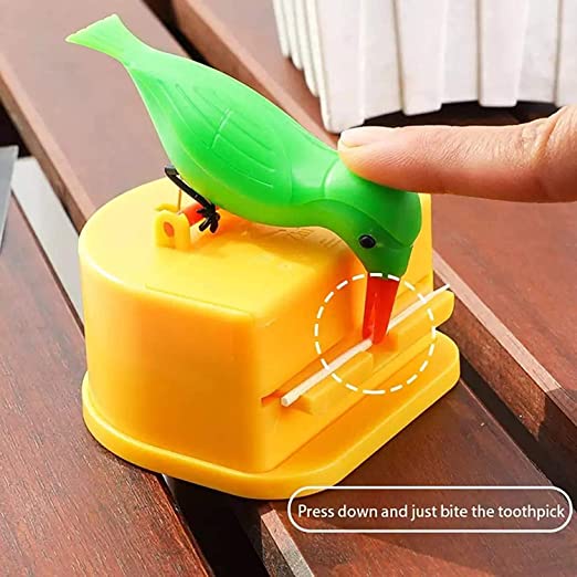 JAYAN Bird Toothpick Dispenserï¼Å’Telescopic Automatic toothpick dispenserï¼Å’Cute Toothpick holder decoration the kitchen, home,party, fun gifts for children parents 7 JAYAN Bird Toothpick Dispenserï¼Å’Telescopic Automatic toothpick dispenserï¼Å’Cute Toothpick holder decoration the kitchen, home,party, fun gifts for children parents - Image 7