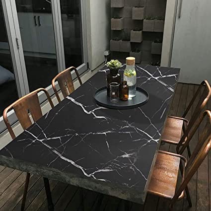 VRLSE 60CMX200CM Kitchen Wallpaper Oil Proof,Waterproof self-Adhesive Wall Stickers for Kitchen Anti-Mold and Heat Resistant Backsplash Wallpaper (Black Wallpaper) 6 VRLSE 60CMX200CM Kitchen Wallpaper Oil Proof,Waterproof self-Adhesive Wall Stickers for Kitchen Anti-Mold and Heat Resistant Backsplash Wallpaper (Black Wallpaper) - Image 6