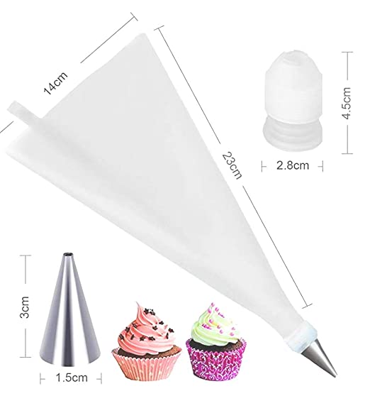 DECORADOR, Piping Bag Nozzles Cake Decorating Tool Set Frosting Icing Tips Plastic, Russian Tulip Nozzle Steel Cake Server, 12Pcs/Set -BK005 3 DECORADOR, Piping Bag Nozzles Cake Decorating Tool Set Frosting Icing Tips Plastic, Russian Tulip Nozzle Steel Cake Server, 12Pcs/Set -BK005 - Image 3