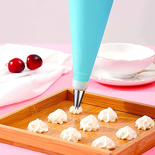DECORADOR, Piping Bag Nozzles Cake Decorating Tool Set Frosting Icing Tips Plastic, Russian Tulip Nozzle Steel Cake Server, 12Pcs/Set -BK005 4 DECORADOR, Piping Bag Nozzles Cake Decorating Tool Set Frosting Icing Tips Plastic, Russian Tulip Nozzle Steel Cake Server, 12Pcs/Set -BK005 - Image 4
