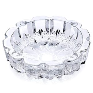 Crystal Round Transparent Ashtray