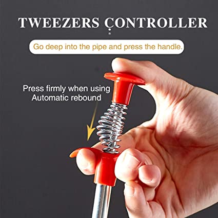 MOROVIK Drain Pipe Cleaning Spring Stick, Hair Catching Drain Pipe Cleaning Claw Wire, Sink Cleaning Stick Sewer Sink Tub Dredge Remover, Spring Drain Pipe Basin Cleaner Tool (160 cm) (1) 4 MOROVIK Drain Pipe Cleaning Spring Stick, Hair Catching Drain Pipe Cleaning Claw Wire, Sink Cleaning Stick Sewer Sink Tub Dredge Remover, Spring Drain Pipe Basin Cleaner Tool (160 cm) (1) - Image 4