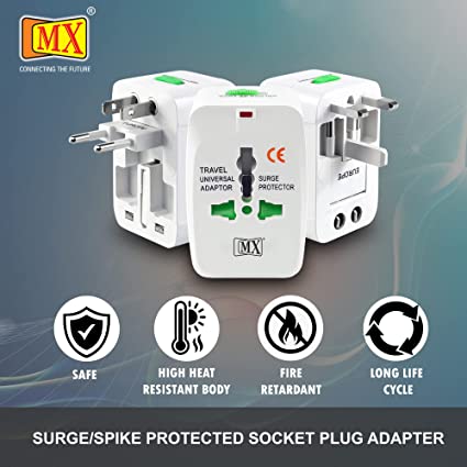 SAIFSMART Worldwide Universal All-in-One Worldwide International Travel Adapter with 125V 6A,250V Electrical Protected Plug (Travel Adapter Without USB) 4 SAIFSMART Worldwide Universal All-in-One Worldwide International Travel Adapter with 125V 6A,250V Electrical Protected Plug (Travel Adapter Without USB) - Image 4