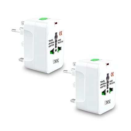 SAIFSMART Worldwide Universal All-in-One Worldwide International Travel Adapter with 125V 6A,250V Electrical Protected Plug (Travel Adapter Without USB) 1 International adaptor