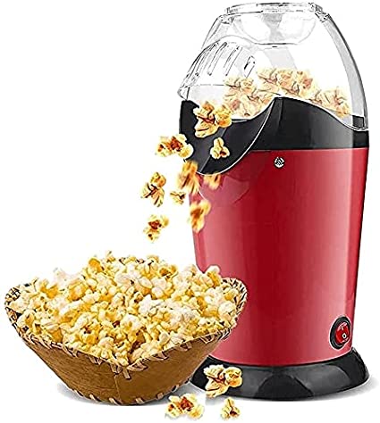 SMARAN Popcorn Maker Machine,1200W Hot Air Popcorn Popper Maker, 2 Minutes Fast Electric Popcorn Poppers, No Oil Needed, Healthy Snack, (Multi color) 1 Popcorn maker