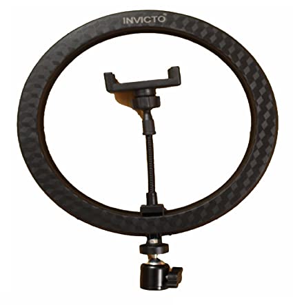 Dyazo 10 Inch LED Ring Light with 3 Level Brightness Dimmable Lighting for Vlogging , You Tube Video , Photo Shoot Live Streaming & Makeup Compatible with All Smart Phones & Cameras 2 Dyazo 10 Inch LED Ring Light with 3 Level Brightness Dimmable Lighting for Vlogging , You Tube Video , Photo Shoot Live Streaming & Makeup Compatible with All Smart Phones & Cameras - Image 2