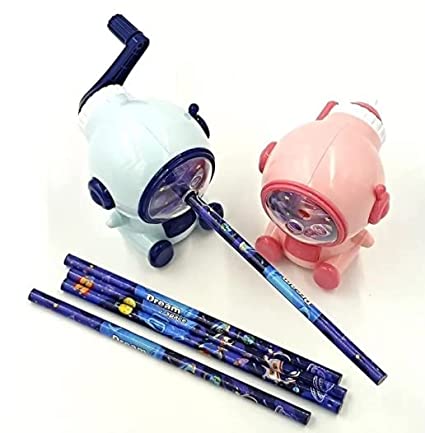 STUDY WALA Pack of 1 Space Astronaut Theme Table Pencil Sharpener – Mechanical Pencil Sharpener for Kids Stationery Pencil Sharpener Mechanical Hand Cutting Tools School Gift 2 STUDY WALA Pack of 1 Space Astronaut Theme Table Pencil Sharpener – Mechanical Pencil Sharpener for Kids Stationery Pencil Sharpener Mechanical Hand Cutting Tools School Gift - Image 2
