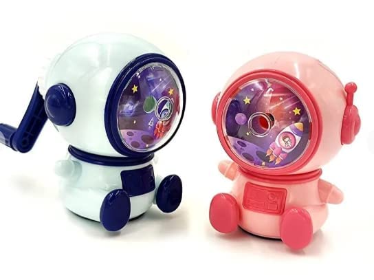 STUDY WALA Pack of 1 Space Astronaut Theme Table Pencil Sharpener – Mechanical Pencil Sharpener for Kids Stationery Pencil Sharpener Mechanical Hand Cutting Tools School Gift 5 STUDY WALA Pack of 1 Space Astronaut Theme Table Pencil Sharpener – Mechanical Pencil Sharpener for Kids Stationery Pencil Sharpener Mechanical Hand Cutting Tools School Gift - Image 5