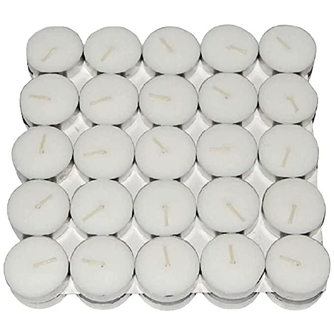 TrueDecor True Decor 1.5-2 Hours Burning White Paraffin Wax Unscented Tealight Candles For Home Decor, Tea Lights Candles 3 TrueDecor True Decor 1.5-2 Hours Burning White Paraffin Wax Unscented Tealight Candles For Home Decor, Tea Lights Candles - Image 3