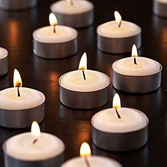 TrueDecor True Decor 1.5-2 Hours Burning White Paraffin Wax Unscented Tealight Candles For Home Decor, Tea Lights Candles 6 TrueDecor True Decor 1.5-2 Hours Burning White Paraffin Wax Unscented Tealight Candles For Home Decor, Tea Lights Candles - Image 6