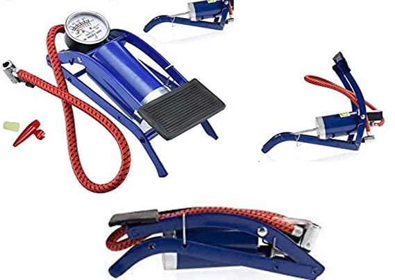 Rkhub Portable Foot Air Pump Compressor for Cars, Bikes, Bicycles Foot Air Pump - Heavy Compressor Portable Pump for Vehicle Tyre Air, Multicolor 2 Rkhub Portable Foot Air Pump Compressor for Cars, Bikes, Bicycles Foot Air Pump - Heavy Compressor Portable Pump for Vehicle Tyre Air, Multicolor - Image 2