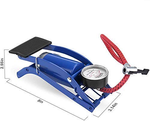 Rkhub Portable Foot Air Pump Compressor for Cars, Bikes, Bicycles Foot Air Pump - Heavy Compressor Portable Pump for Vehicle Tyre Air, Multicolor 5 Rkhub Portable Foot Air Pump Compressor for Cars, Bikes, Bicycles Foot Air Pump - Heavy Compressor Portable Pump for Vehicle Tyre Air, Multicolor - Image 5