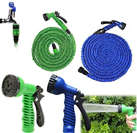EBOFAB Hose Pipe,50 Foot Hose Pipe Expandable Magic Hose Garden Pipe Extra Long Magic Expandable Garden Wash Car Bike with Spray Gun 4 EBOFAB Hose Pipe,50 Foot Hose Pipe Expandable Magic Hose Garden Pipe Extra Long Magic Expandable Garden Wash Car Bike with Spray Gun - Image 4