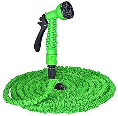 EBOFAB Hose Pipe,50 Foot Hose Pipe Expandable Magic Hose Garden Pipe Extra Long Magic Expandable Garden Wash Car Bike with Spray Gun 1 Magic hose pipe