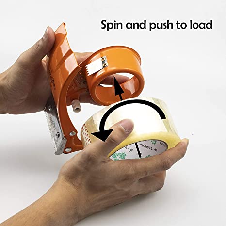 Dinojames Handy Tape Dispenser for Packing Packages fits up to 2 inches or 48mm Tapes FOR Home Office and Industrial uses 3 Dinojames Handy Tape Dispenser for Packing Packages fits up to 2 inches or 48mm Tapes FOR Home Office and Industrial uses - Image 3