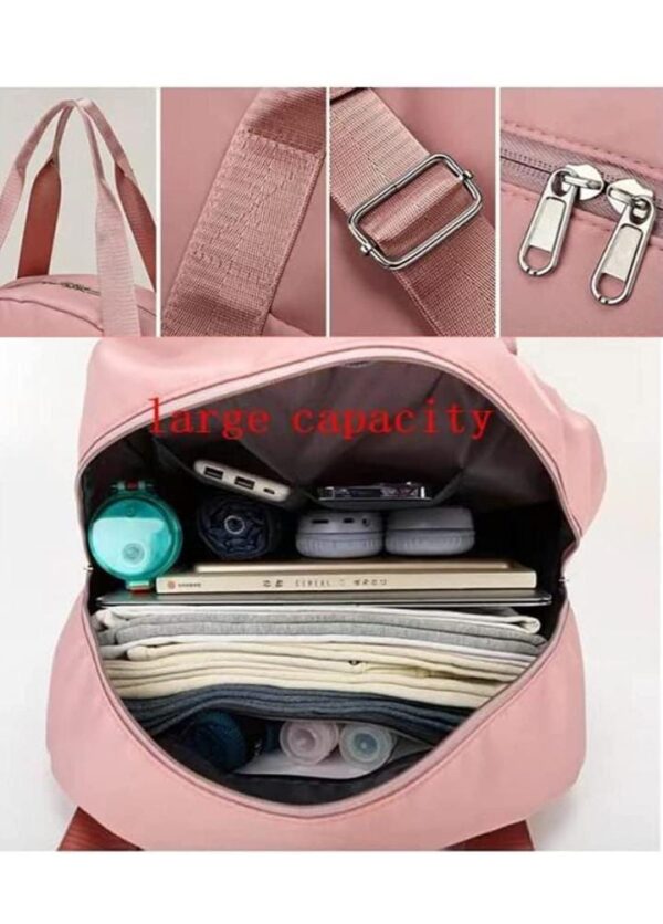 HR MALL Round Shape Duffle Travelling Bag Fashion Large Capacity Backpack Gym Waterproof Sports Travel Bag Weekend Bags Duffle Bags (Multi Color) - Image 4